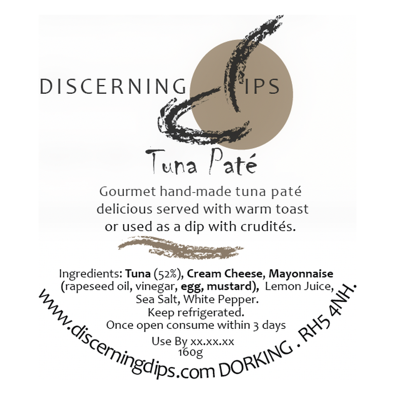 Tuna Paté product label
